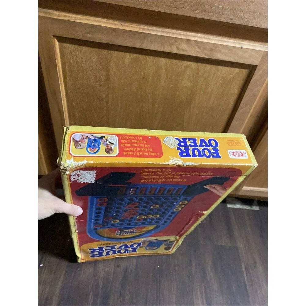 Vintage IDEAL Four Over Game 1978 No. 2064-4 It's A Knock Out - NEW SEALED BOX!